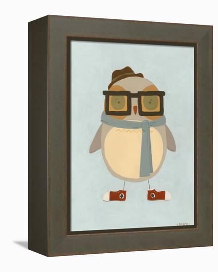 Hipster Owl II-Erica J. Vess-Framed Stretched Canvas