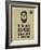 Hipster Quotes: with Greate Beard Comes Great Responsibility-ONiONAstudio-Framed Art Print