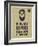 Hipster Quotes: with Greate Beard Comes Great Responsibility-ONiONAstudio-Framed Art Print