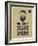 Hipster Quotes: with Greate Beard Comes Great Responsibility-ONiONAstudio-Framed Art Print