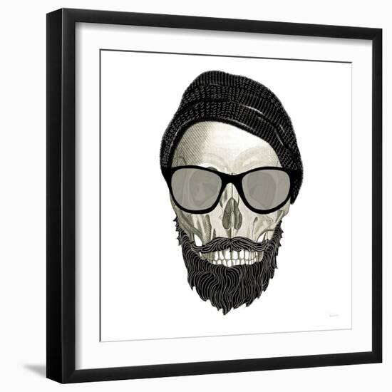 Hipster Skull II-Sue Schlabach-Framed Art Print