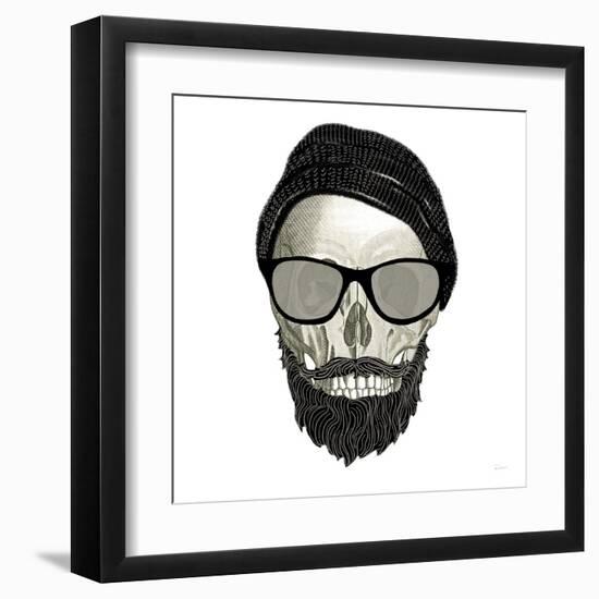 Hipster Skull II-Sue Schlabach-Framed Art Print