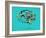 Hipster Speech Bubble With Icons-Marish-Framed Art Print