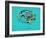 Hipster Speech Bubble With Icons-Marish-Framed Art Print