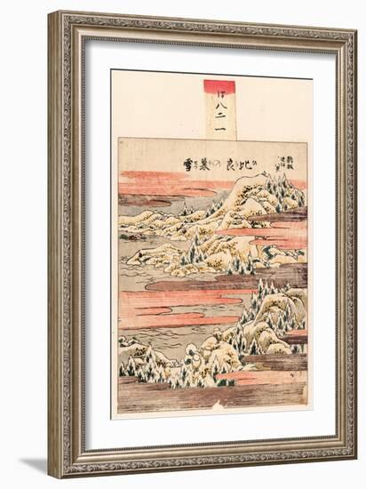 Hira No Bosetsu-Katsushika Hokusai-Framed Giclee Print