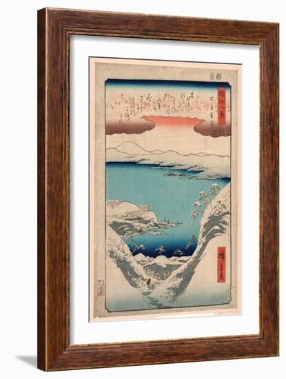 Hira No Bosetsu-Utagawa Hiroshige-Framed Giclee Print