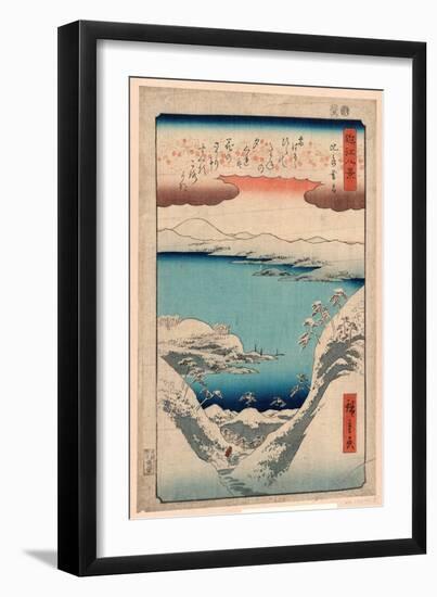 Hira No Bosetsu-Utagawa Hiroshige-Framed Giclee Print