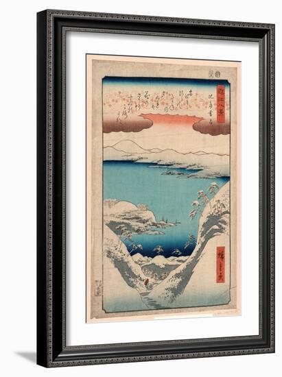 Hira No Bosetsu-Utagawa Hiroshige-Framed Giclee Print