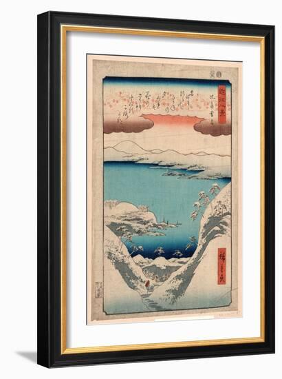 Hira No Bosetsu-Utagawa Hiroshige-Framed Giclee Print