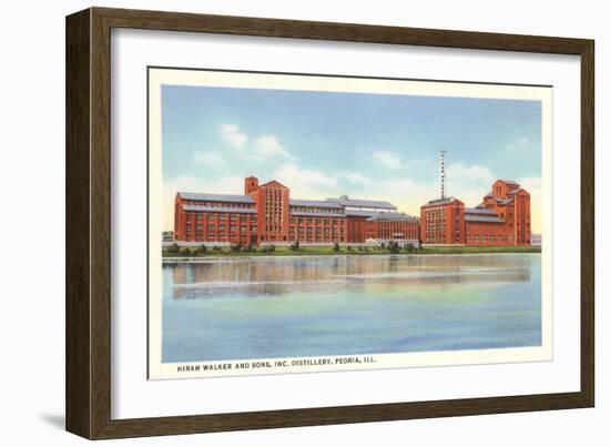 Hiram Walker Distillery, Peoria, Illinois-null-Framed Art Print