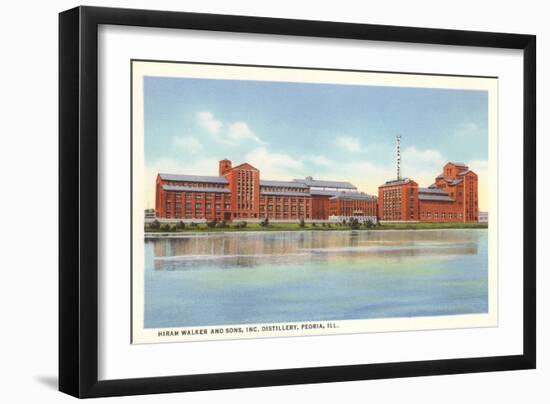 Hiram Walker Distillery, Peoria, Illinois-null-Framed Art Print