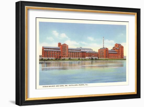 Hiram Walker Distillery, Peoria, Illinois-null-Framed Art Print