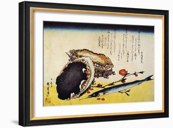 Hiroshige: Color Print-Ando Hiroshige-Framed Giclee Print