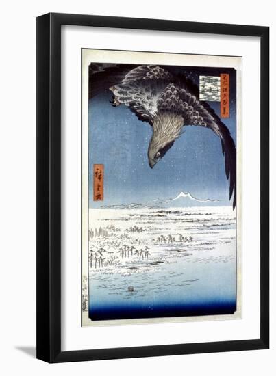 Hiroshige: Edo/Eagle, 1857-Ando Hiroshige-Framed Giclee Print