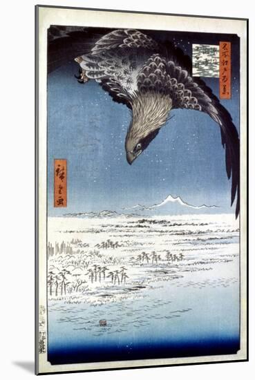 Hiroshige: Edo/Eagle, 1857-Ando Hiroshige-Mounted Giclee Print