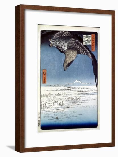 Hiroshige: Edo/Eagle, 1857-Ando Hiroshige-Framed Giclee Print