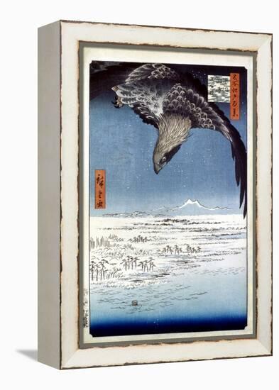 Hiroshige: Edo/Eagle, 1857-Ando Hiroshige-Framed Premier Image Canvas