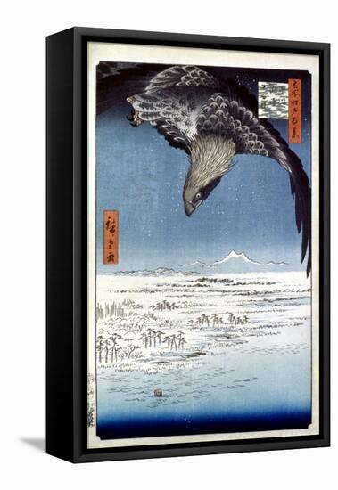 Hiroshige: Edo/Eagle, 1857-Ando Hiroshige-Framed Premier Image Canvas