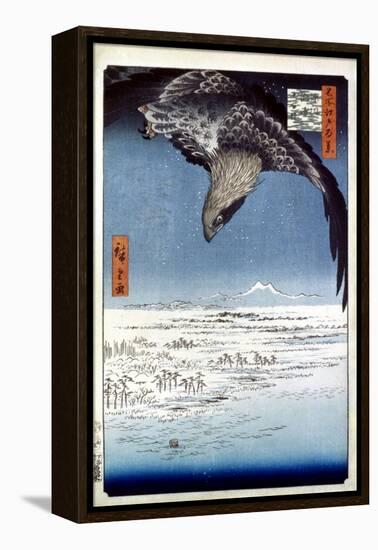 Hiroshige: Edo/Eagle, 1857-Ando Hiroshige-Framed Premier Image Canvas