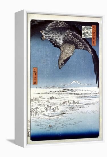 Hiroshige: Edo/Eagle, 1857-Ando Hiroshige-Framed Premier Image Canvas