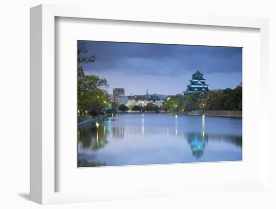 Hiroshima Castle at Dusk, Hiroshima, Hiroshima Prefecture, Japan-Ian Trower-Framed Photographic Print