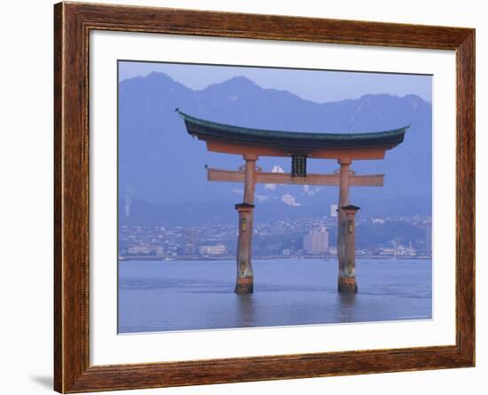 Hiroshima Mivaiima Torii Gate, Japan-Rob Tilley-Framed Photographic Print