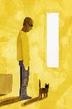 The room where the move-off has finished. A man with a cat, 2017-Hiroyuki Izutsu-Giclee Print