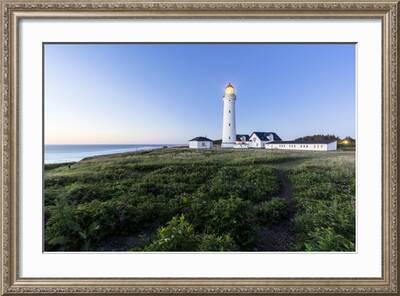 Hirtshals, Nordjylland, Denmark: The Lighthouse After Sunset' Photographic  Print - Axel Brunst | Art.com