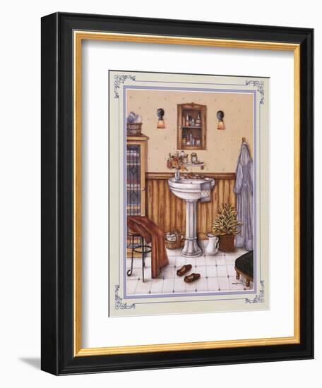 His Bathroom-Unknown Shannon-Framed Art Print