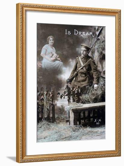 His Dream, 1915-null-Framed Giclee Print