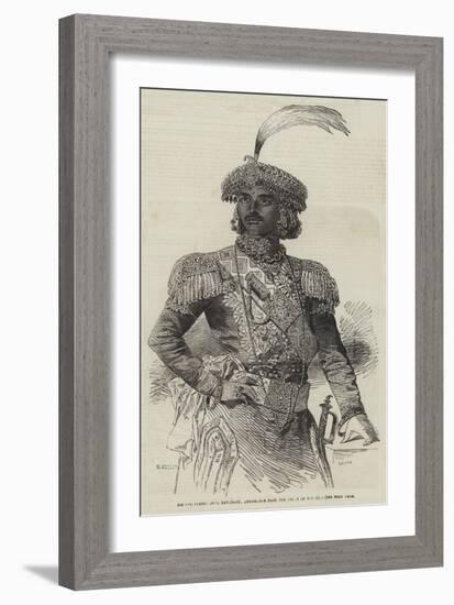 His Excellency Jung Bahadoor, Ambassador from the Court of Nepaul-null-Framed Giclee Print