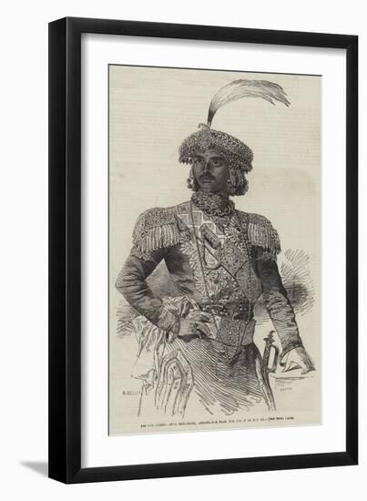 His Excellency Jung Bahadoor, Ambassador from the Court of Nepaul-null-Framed Giclee Print