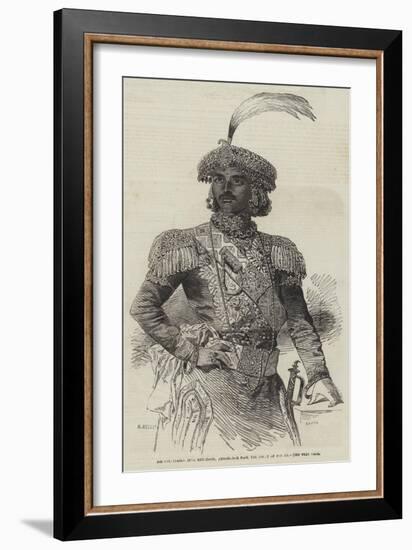 His Excellency Jung Bahadoor, Ambassador from the Court of Nepaul-null-Framed Giclee Print