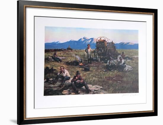 His Family-Duane Bryers-Framed Limited Edition