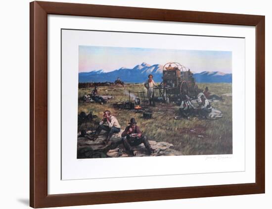 His Family-Duane Bryers-Framed Limited Edition