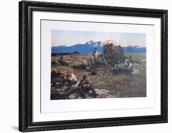 His Family-Duane Bryers-Framed Limited Edition