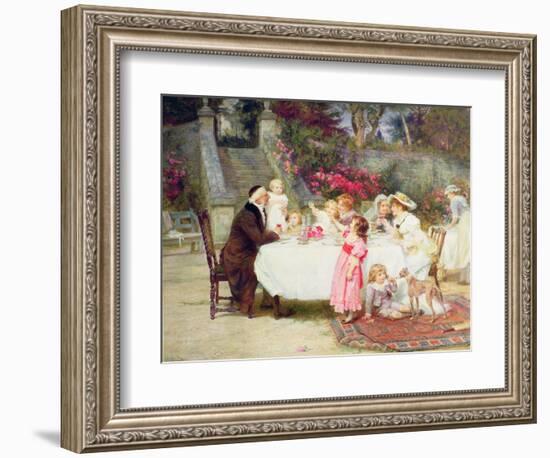 His First Birthday-Frederick Morgan-Framed Giclee Print