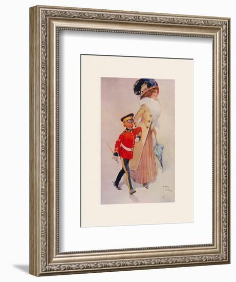 His First Engagement-Lawson Wood-Framed Premium Giclee Print