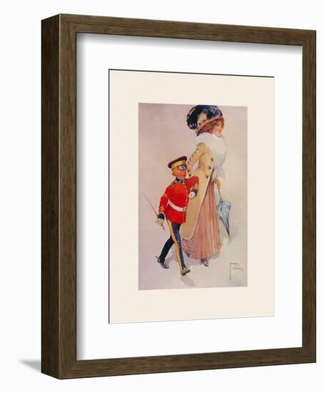 His First Engagement-Lawson Wood-Framed Premium Giclee Print