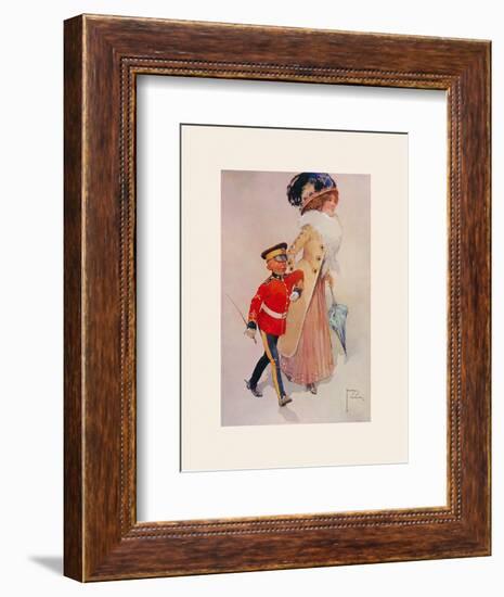 His First Engagement-Lawson Wood-Framed Premium Giclee Print