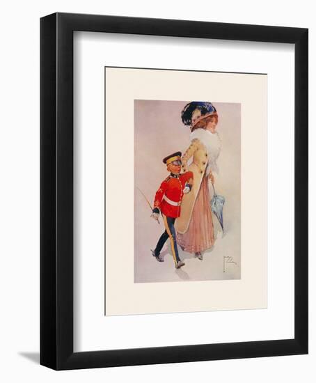 His First Engagement-Lawson Wood-Framed Premium Giclee Print