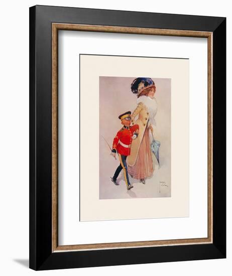 His First Engagement-Lawson Wood-Framed Premium Giclee Print