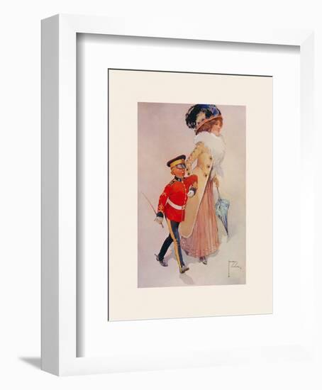 His First Engagement-Lawson Wood-Framed Premium Giclee Print