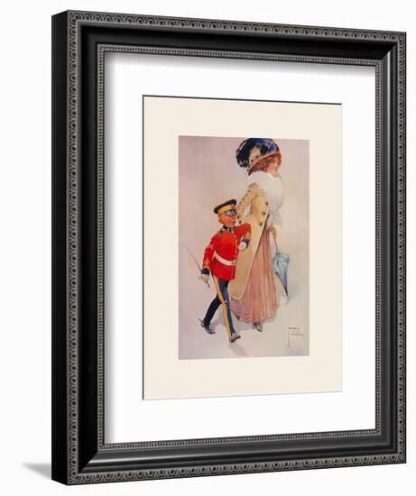 His First Engagement-Lawson Wood-Framed Premium Giclee Print