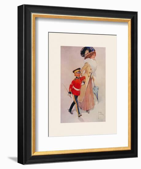 His First Engagement-Lawson Wood-Framed Premium Giclee Print