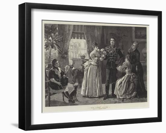 His First Levee-Henry Gillard Glindoni-Framed Giclee Print