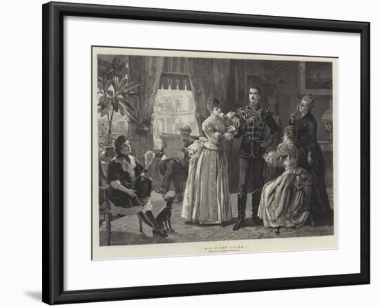 His First Levee-Henry Gillard Glindoni-Framed Giclee Print