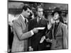 His Girl Friday, from Left: Cary Grant, Ralph Bellamy, Rosalind Russell, 1940-null-Mounted Photo