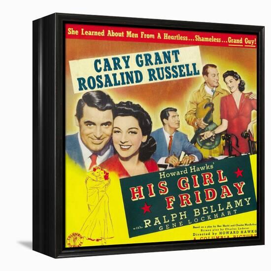 His Girl Friday-null-Framed Stretched Canvas