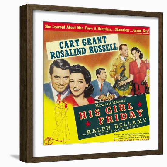 His Girl Friday-null-Framed Art Print